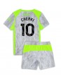 Billige Manchester City Rayan Cherki #10 Tredjedraktsett Barn 2025-26 Kortermet (+ Korte bukser)
